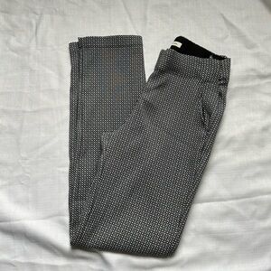 business/ casual pants. black and white, pairs with heels